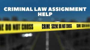 Criminal Law Assignment